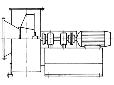 Radiální ventilátor RSJ 315 - 900