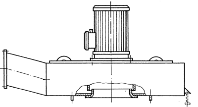 Radial ventilator RSU 630 - 1000